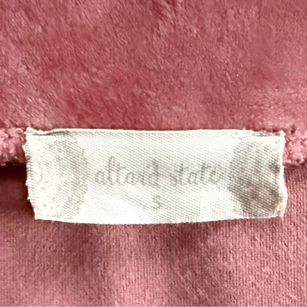 ✝️ Altar’d State | Pink Velour Ruffled Mini Skirt - Picture 7 of 8